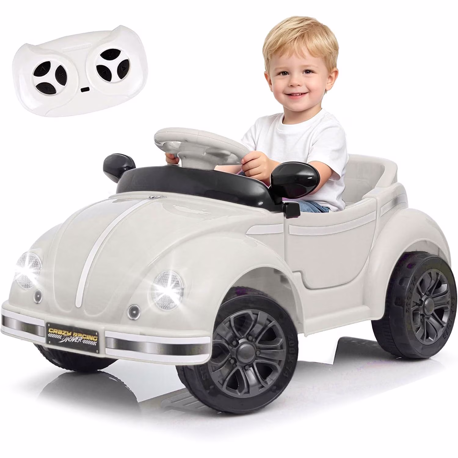 12V Toddler Ride On Toys for Ages 1-3, Pink