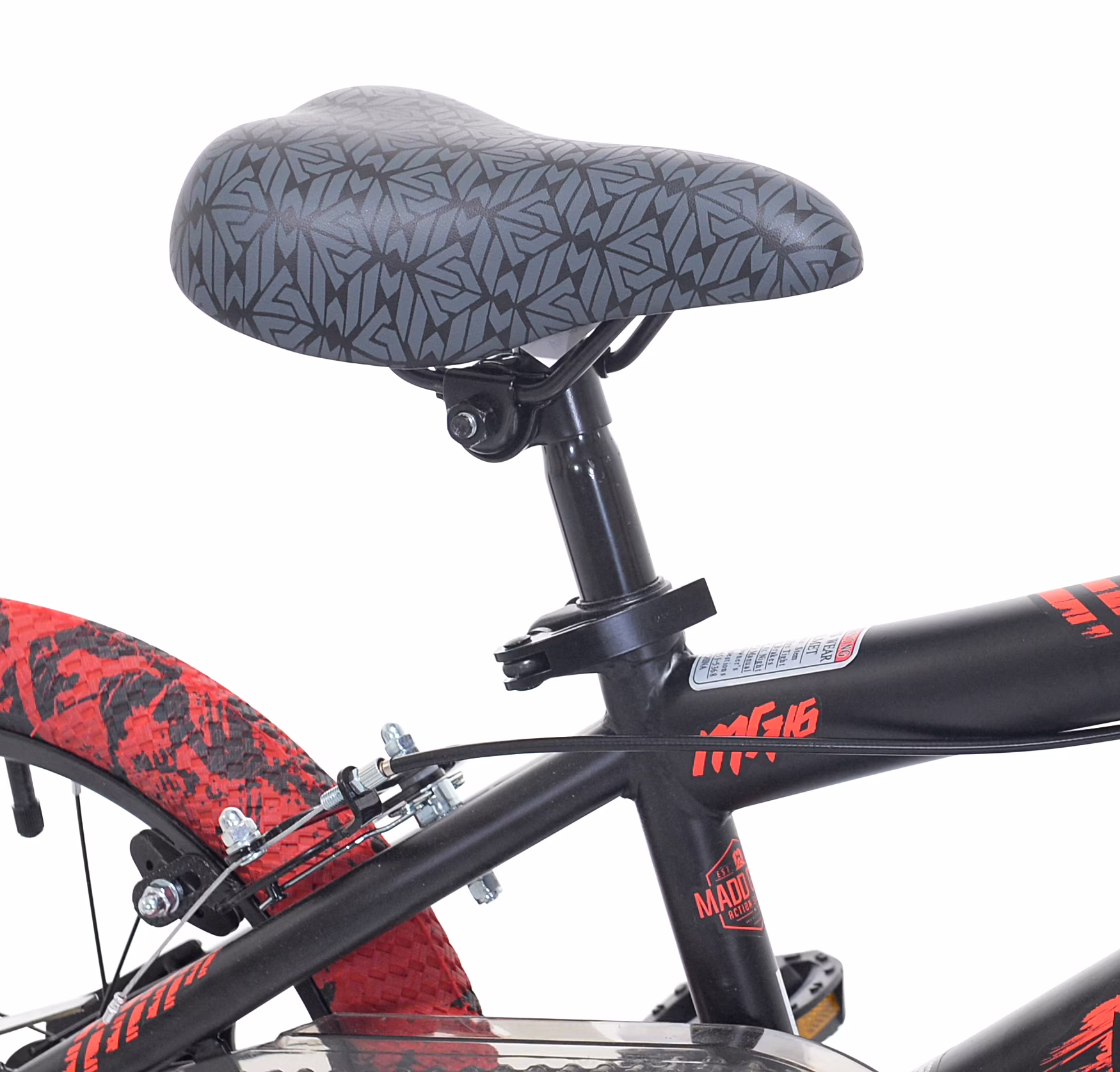 16" Boys MaddGear, Black/Red - Image 3