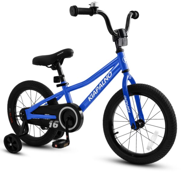 16 Inch Kids Bike with Training Wheels, BMX Style Kids' Bicycle for Boys Age 4-7 Years, Children Bikes for Kids and Toddler, Coaster Brake, Blue
