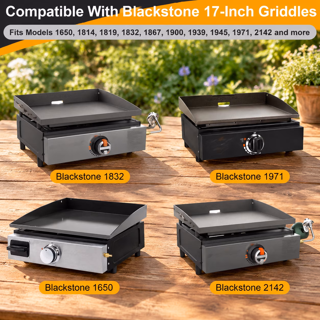 17 Inch Hinged Lid Griddle Hard Cover for Blackstone 17" Griddles - Image 4