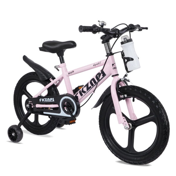 18 inch Kids Bike for Boys and Girls, SHINPT Kids Bicycle with Training Wheels, Bicycle for Kids Ages 5-9, 18" Boys Bike with Adjustable Saddle&Handlebar, Girls Bike for Kids for Outdoor, Park