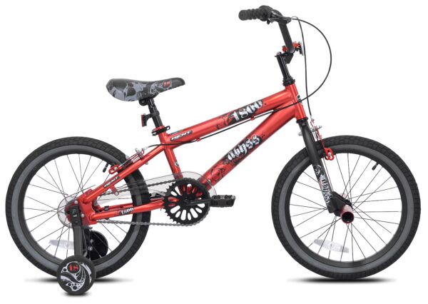 18" Kent Abyss Boy's Freestyle BMX Bicycle, Kids Age 5-7 Years, Red