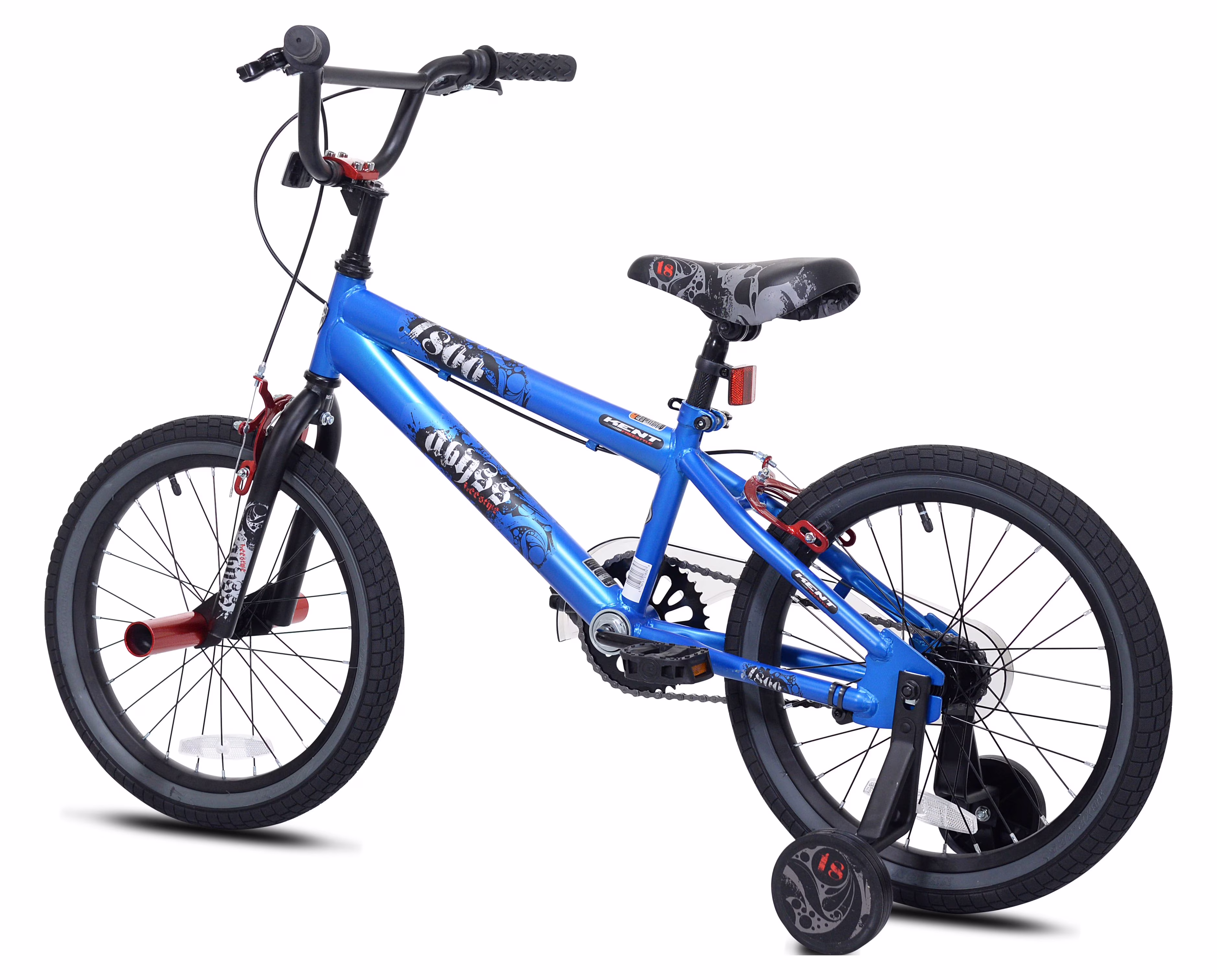 18" Kent Bicycle Abyss Boy's Freestyle BMX Child Bicycle, Blue - Image 3