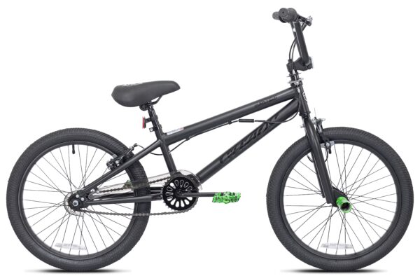 20" Kent Chaos BMX Bicycle, Fits Rider 4'2" - 5', 0", Hydro Dip Matte Black, Child, Unisex