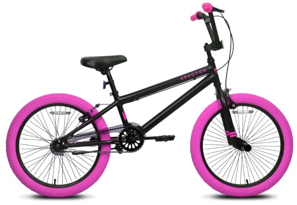 20" Kent Spector Bicycle, Fits Rider 4'2" - 5', Black/Pink, Child/Tween/Teen, Unisex