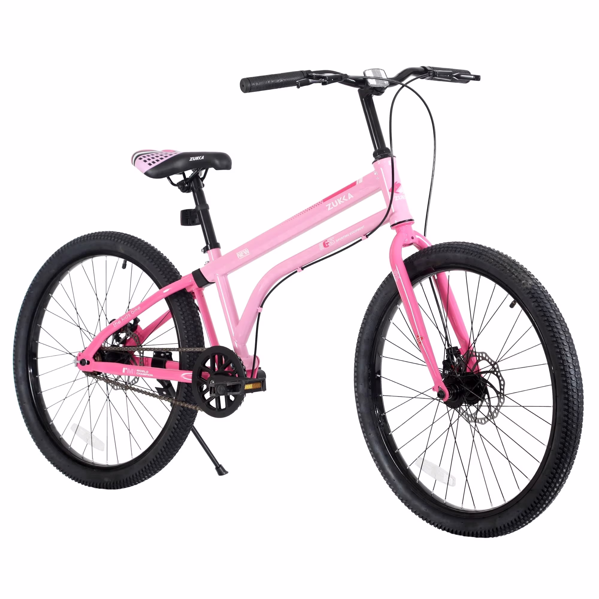 24 Inch Kids Bike for Girls & Boys Ages 10+, Single Speed Teen Bicycle with Dual Disc Brakes, Lightweight Steel Frame, Multiple Colors