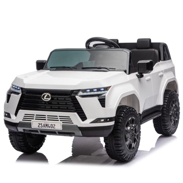 24V 2-Seater Kids Ride On Car, Licensed Lexus GX550, 4-Wheel Suspension, 2.4G Remote, Bluetooth & MP3 Music, LED Lights, Electric Car for Ages 3