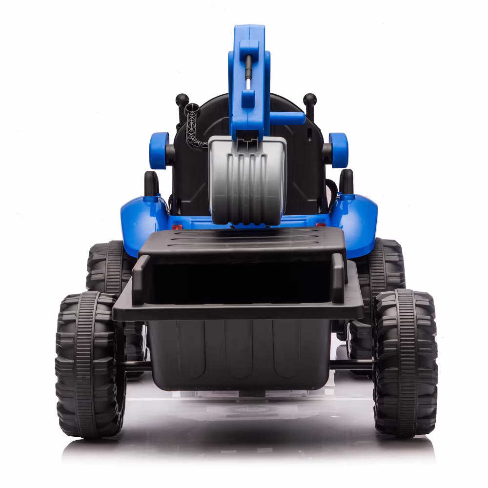 24V 4-in-1 Kids Ride On Tractor with Excavator Dump Truck & Bulldozer, Electric Construction Ride On Toy with Remote Control & 3 Speed, Swivel Seat Bluetooth - Image 4