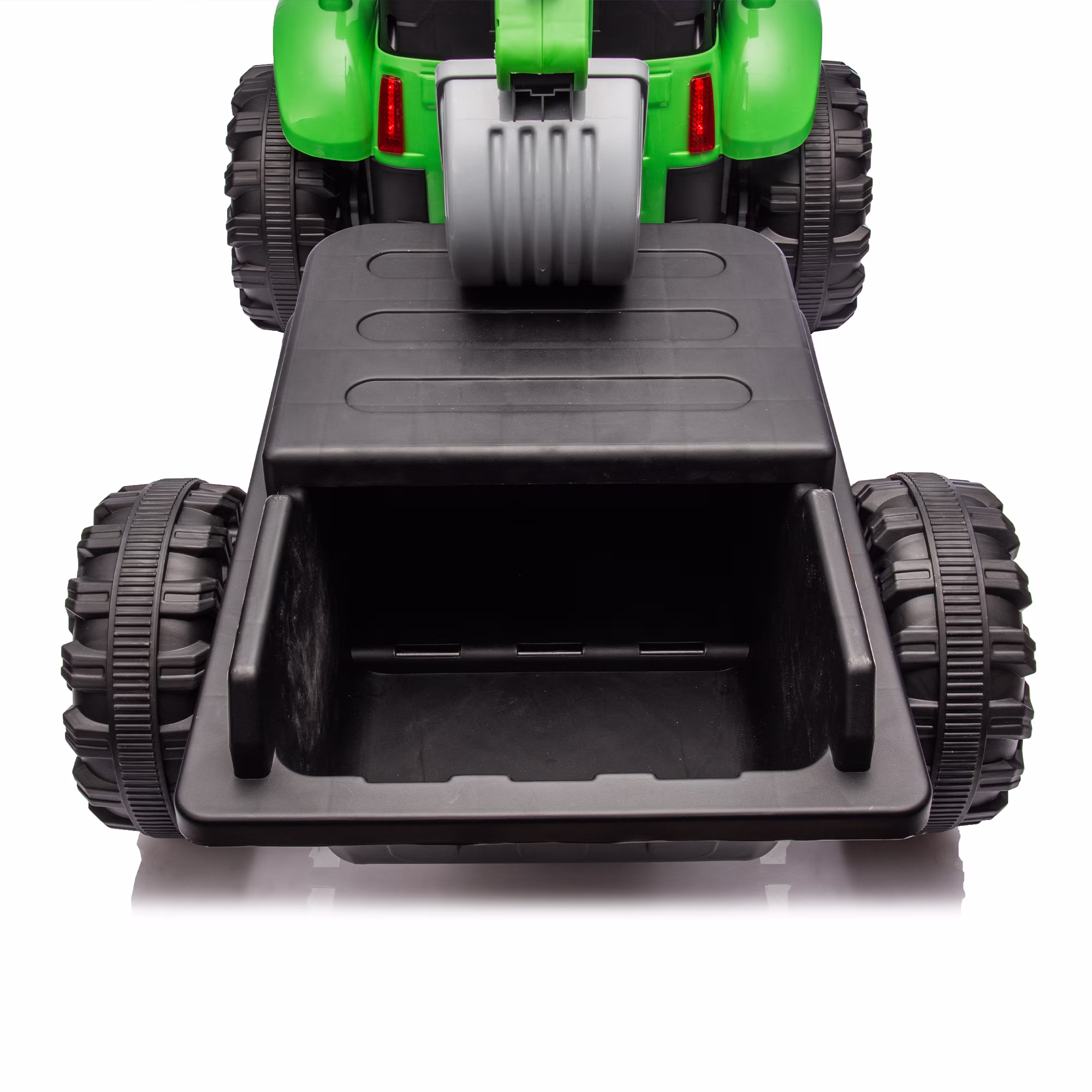 24V Kids Ride-On Electric Tractor Toy with 4-in-1 Construction Attachments (Excavator, Dump Truck & Bulldozer) w/Parent Remote Control,3-Speed Adjustable,Built-in Music Player,LED Tail-light - Image 5