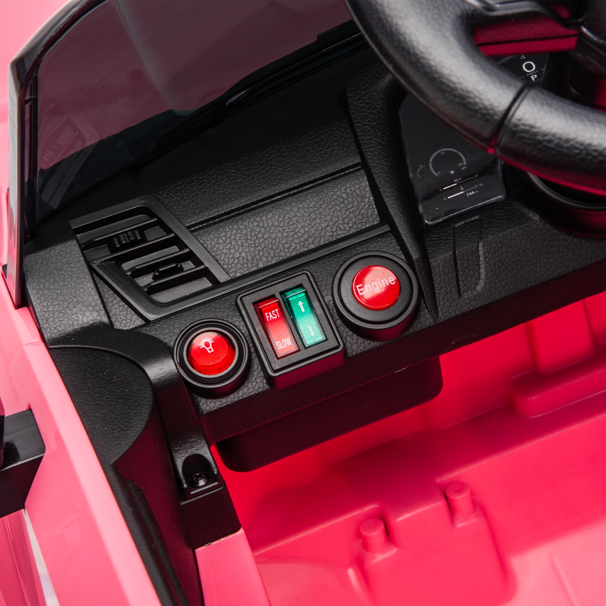 24V Powered Ride on Toys, Lexus GX550 2 Seater Ride on Cars with Remote Control, 4 Wheel Suspension, LED lights, Bluetooth/MP3 Music, Electric Car for Kids Aged 3-6, Pink - Image 3