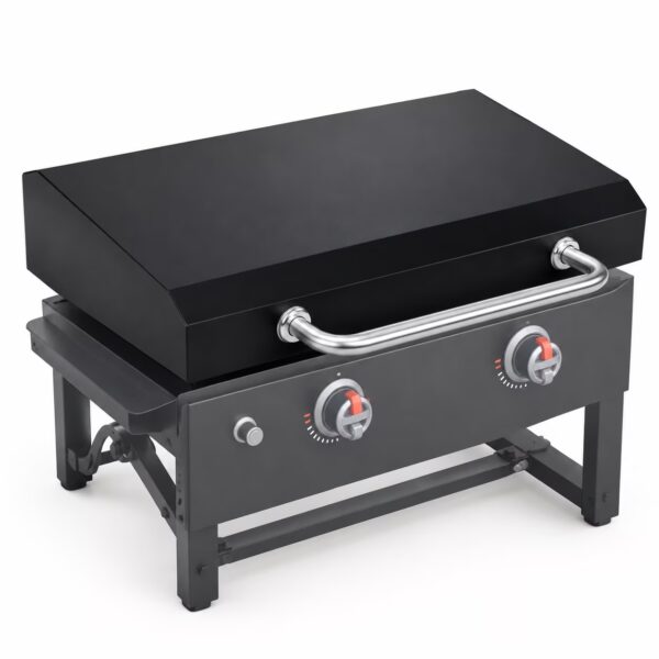 28-inch Hinged Outdoor Grill Cover for Blackstone Griddle Models 1517 1853 1605 1803 1839 1856 1924 1983 2094 2145 2137 5003