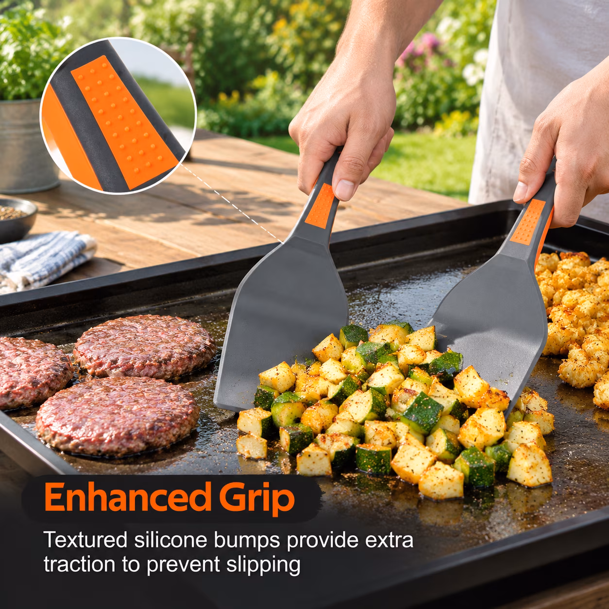 4-Piece Non-Stick Nylon Griddle Accessory Set for Blackstone - Image 3