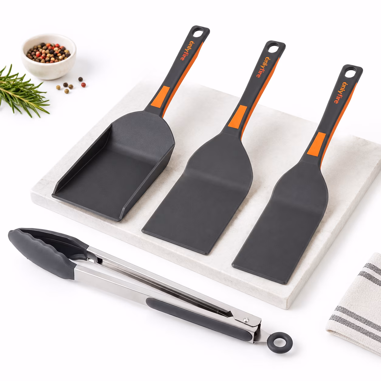 4-Piece Non-Stick Nylon Griddle Accessory Set for Blackstone