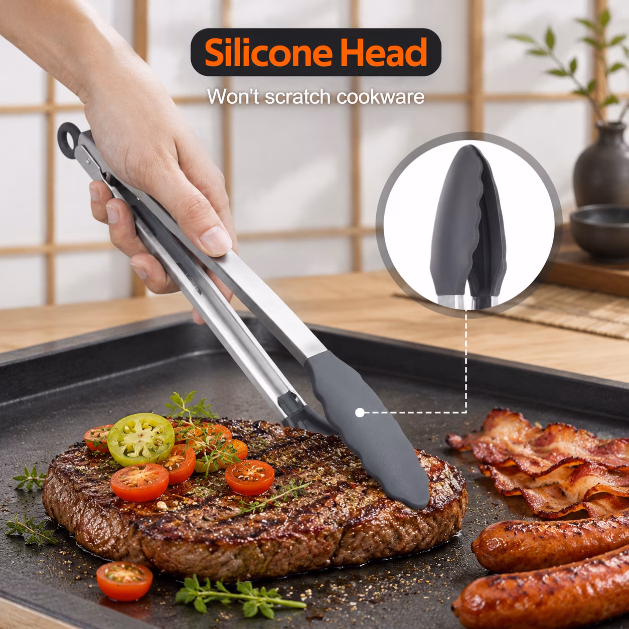 4-Piece Nylon Griddle Accessory Set for Blackstone Flat-Top Grills - Image 4