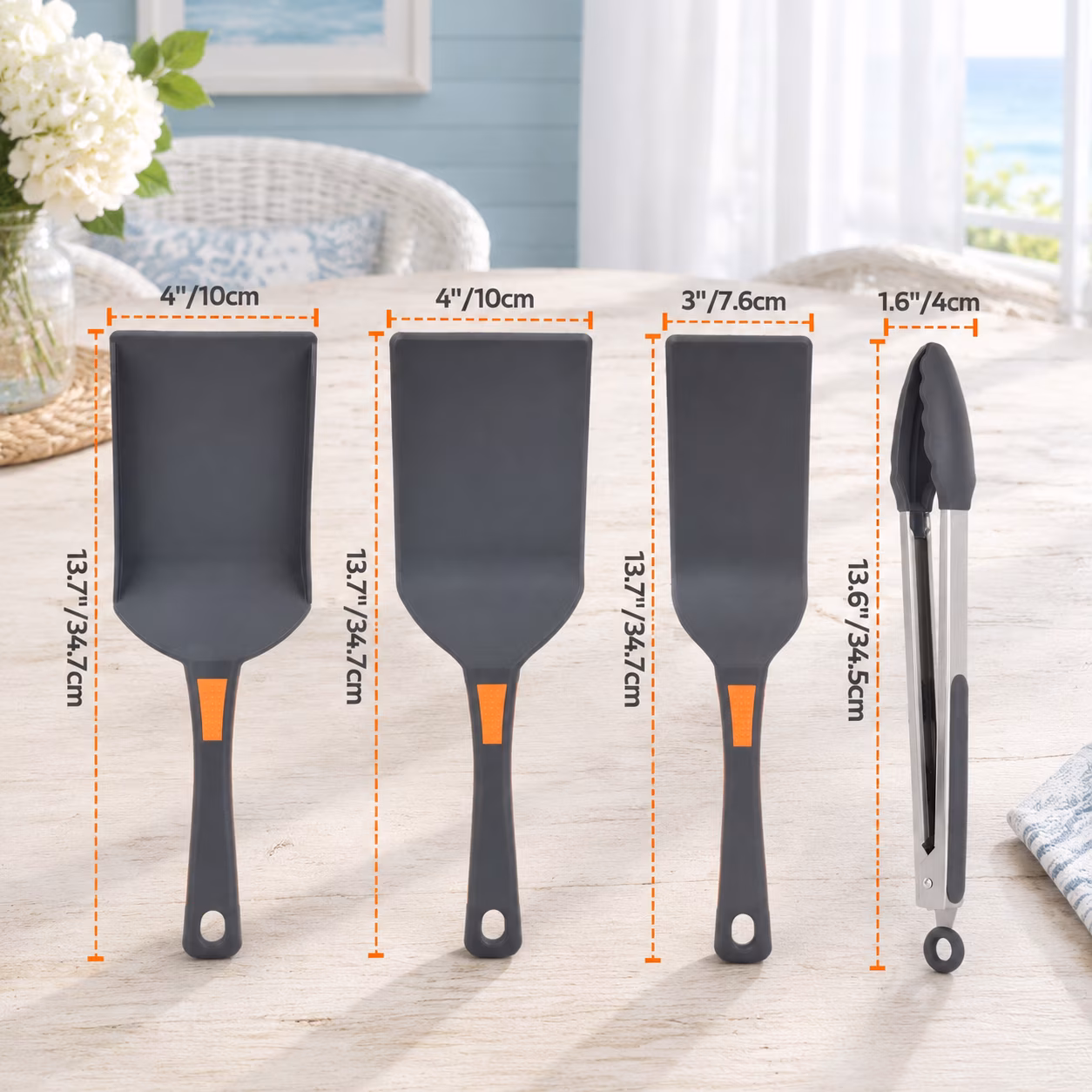 4-Piece Nylon Griddle Accessory Set for Blackstone Flat-Top Grills - Image 3