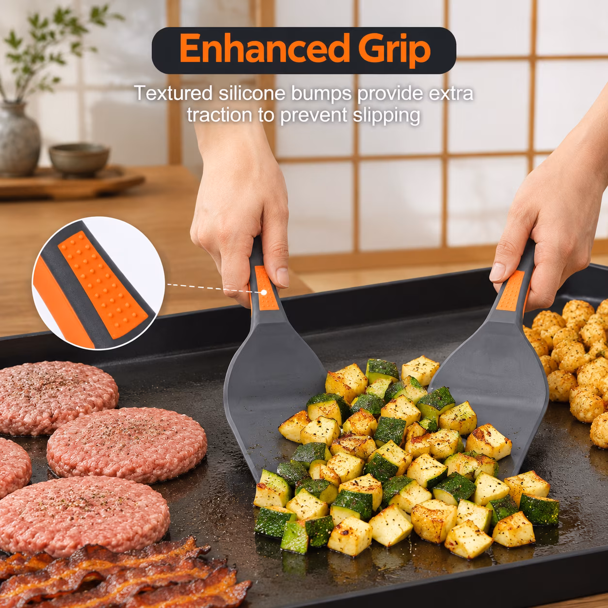 4-Piece Nylon Griddle Accessory Set for Blackstone Flat-Top Grills - Image 2