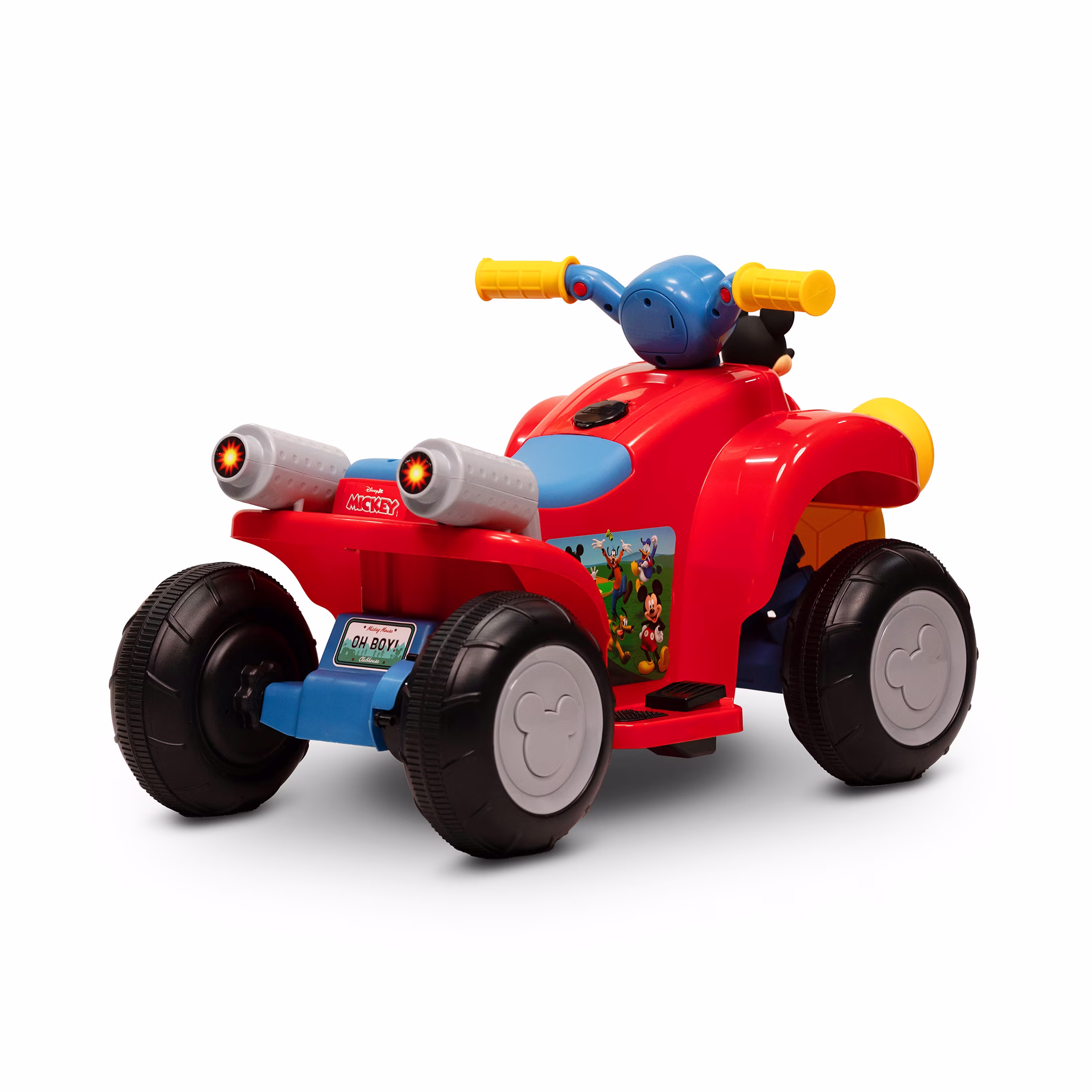 6V Mickey Mouse Quad, Battery Powered Ride on ATV, Unisex - Image 2