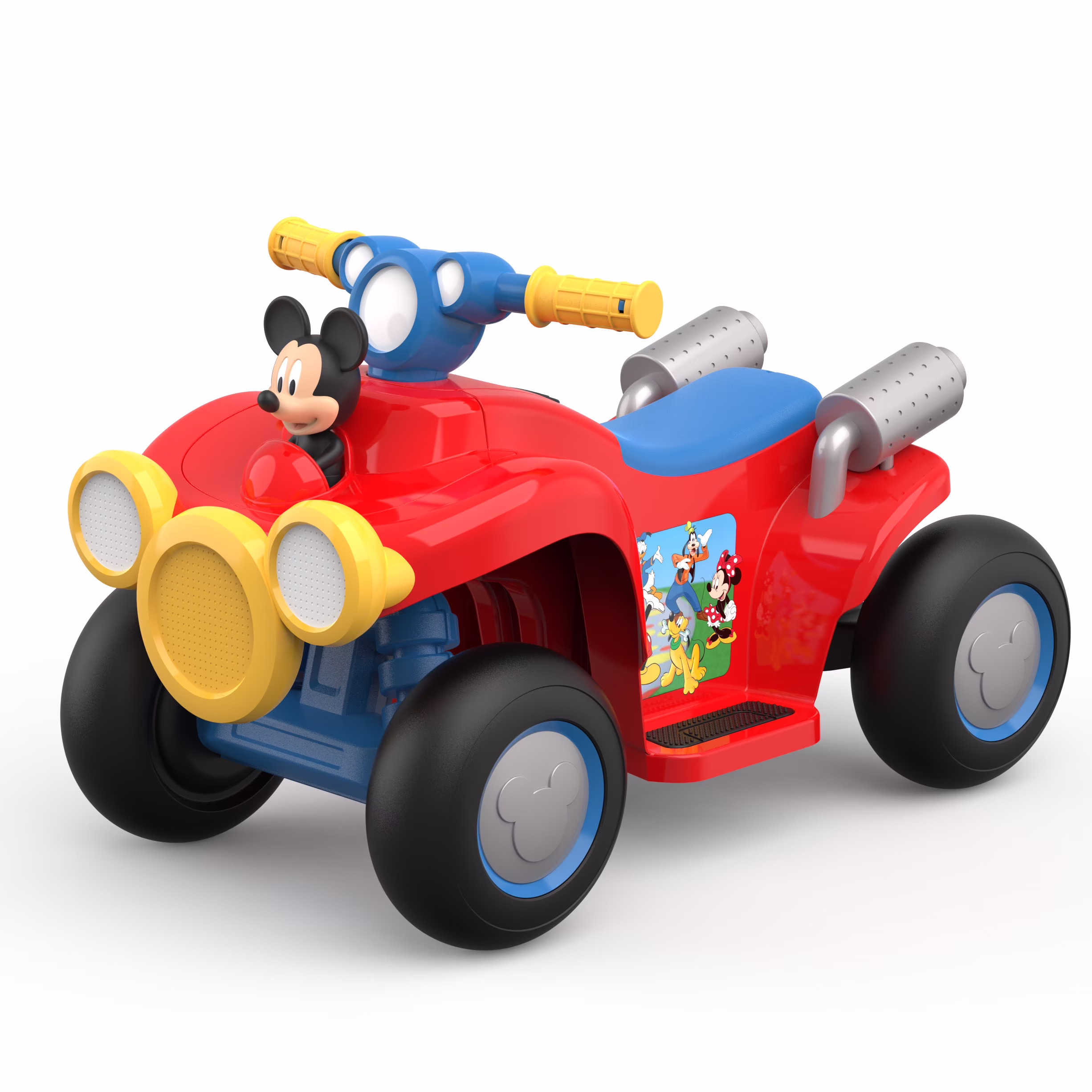 6V Mickey Mouse Quad, Battery Powered Ride on ATV, Unisex