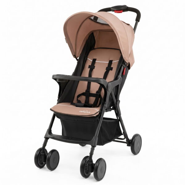 Airfind Toddler Travel Stroller for Airplane with Canopy and Adjustable Backrest, Steel 300D Oxford PP EVA Frame, for 6-36 months, 35" Footprint