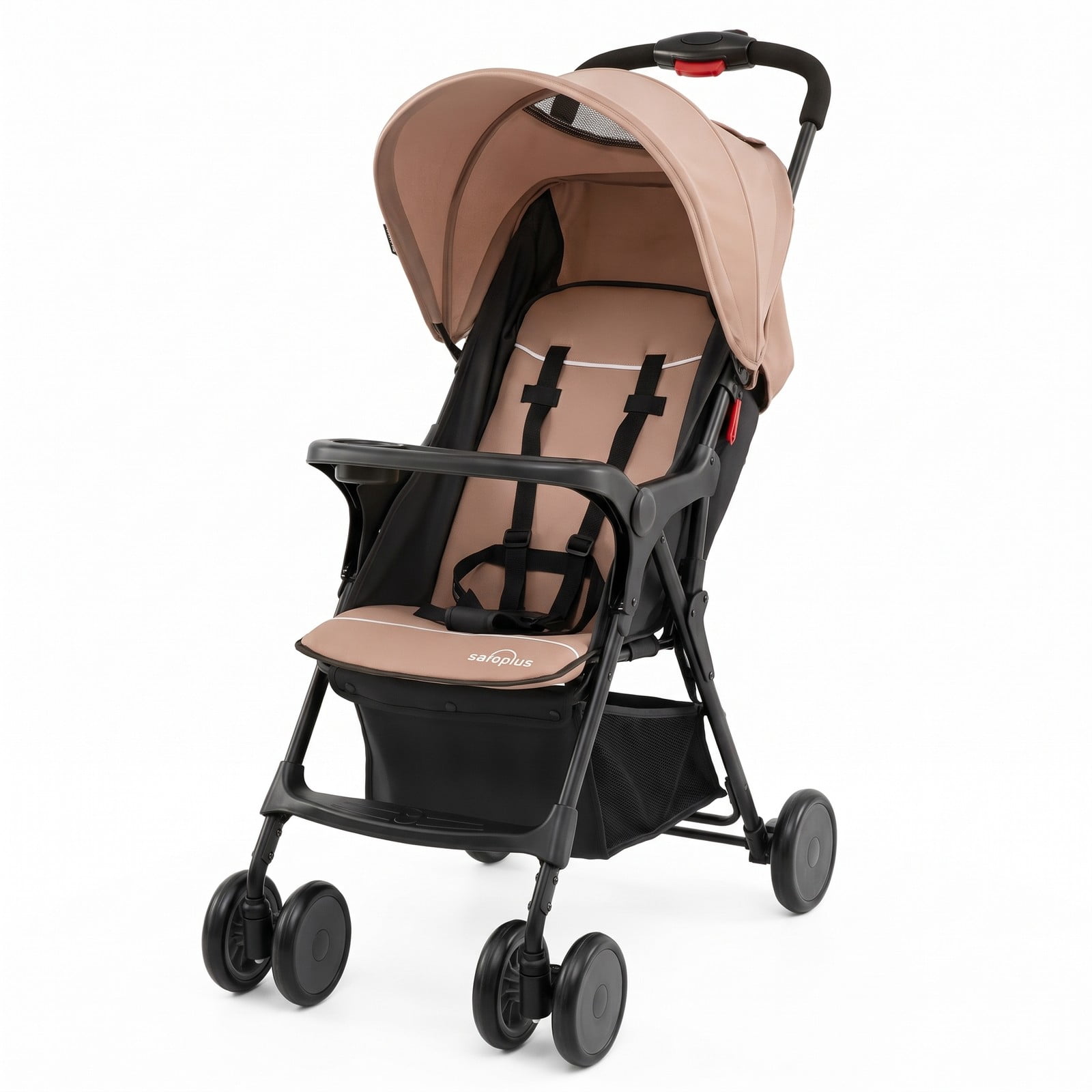 Airfind Toddler Travel Stroller for Airplane with Canopy and Adjustable Backrest, Steel 300D Oxford PP EVA Frame, for 6-36 months, 35" Footprint