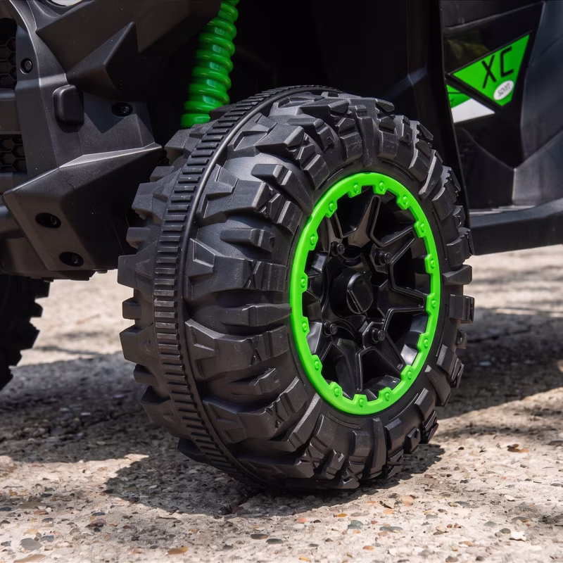 Alvantor 12V Kids ATV Ride-On with Music & Headlights, Green, Ages 3 - Image 2
