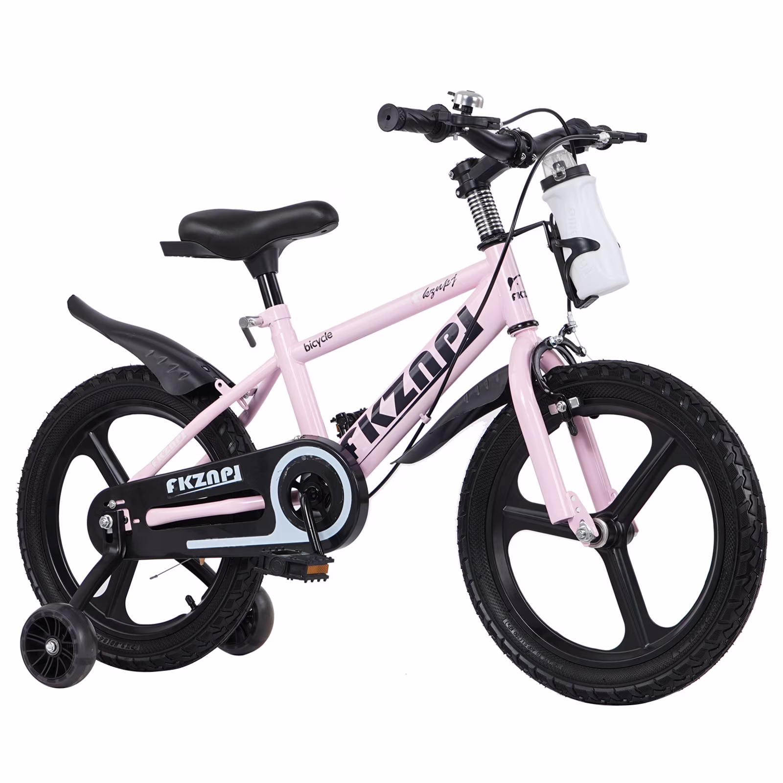Alvantor 18" Kids Bike with Training Wheels, Magnesium Alloy Wheels, Pink - Image 3