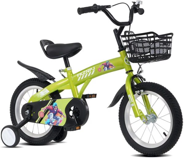 Ambifirner 16" City Bike with Training Wheels & Kickstand Tall Height 41-53 inches Small Bikes
