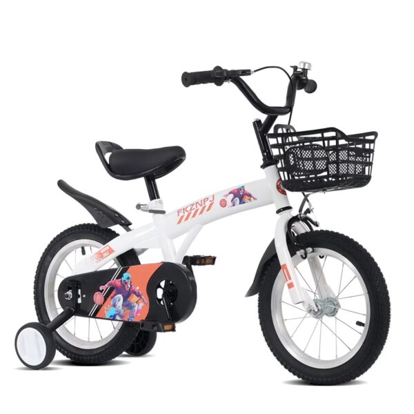 Ambifirner 18” City Bike with Training Wheels Steel Frame Adjustable V-Brake