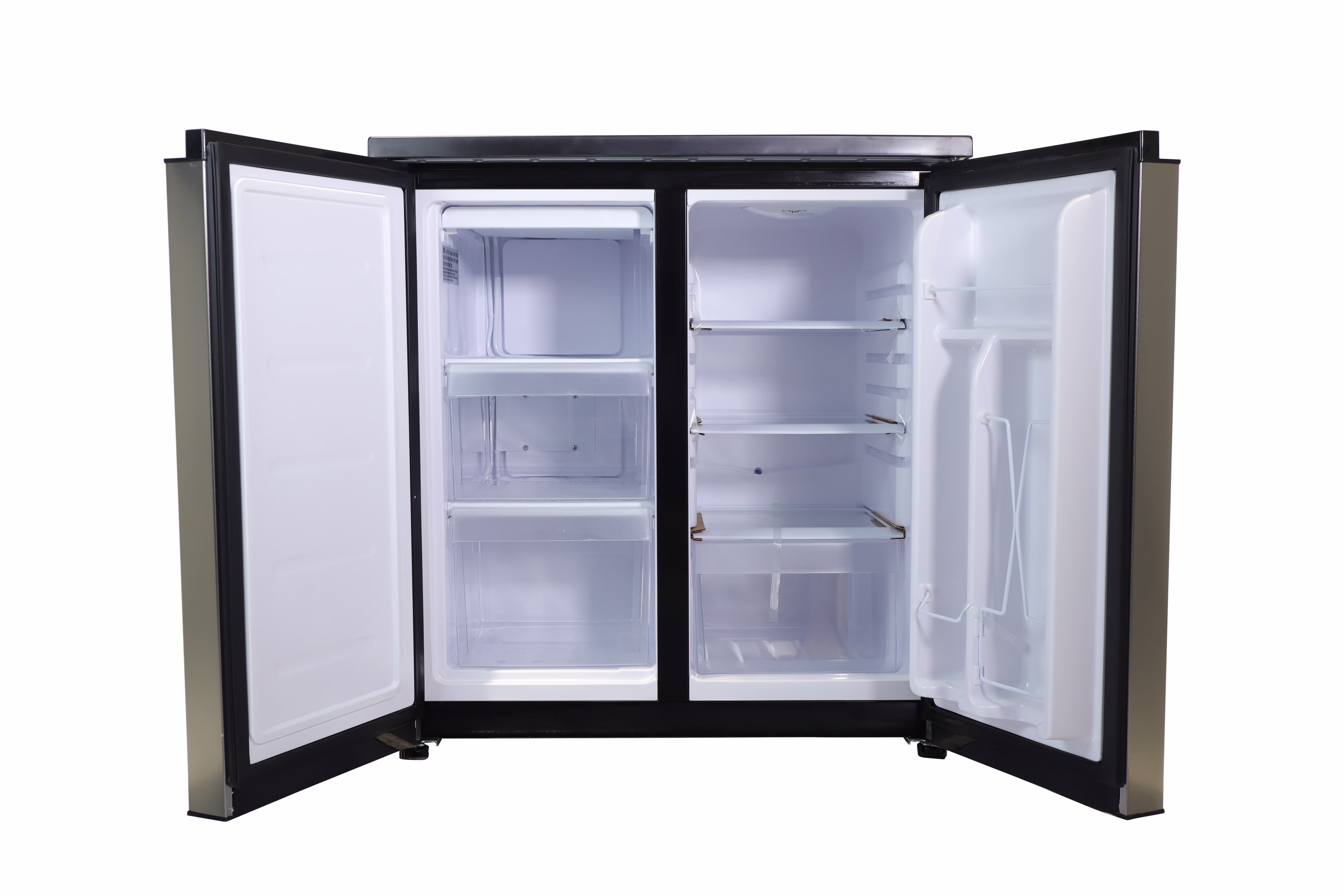 Arctic Chef 5.5 Cu. ft. Side-by-Side 2 Door Refrigerator/Freezer, Stainless Steel - Image 5