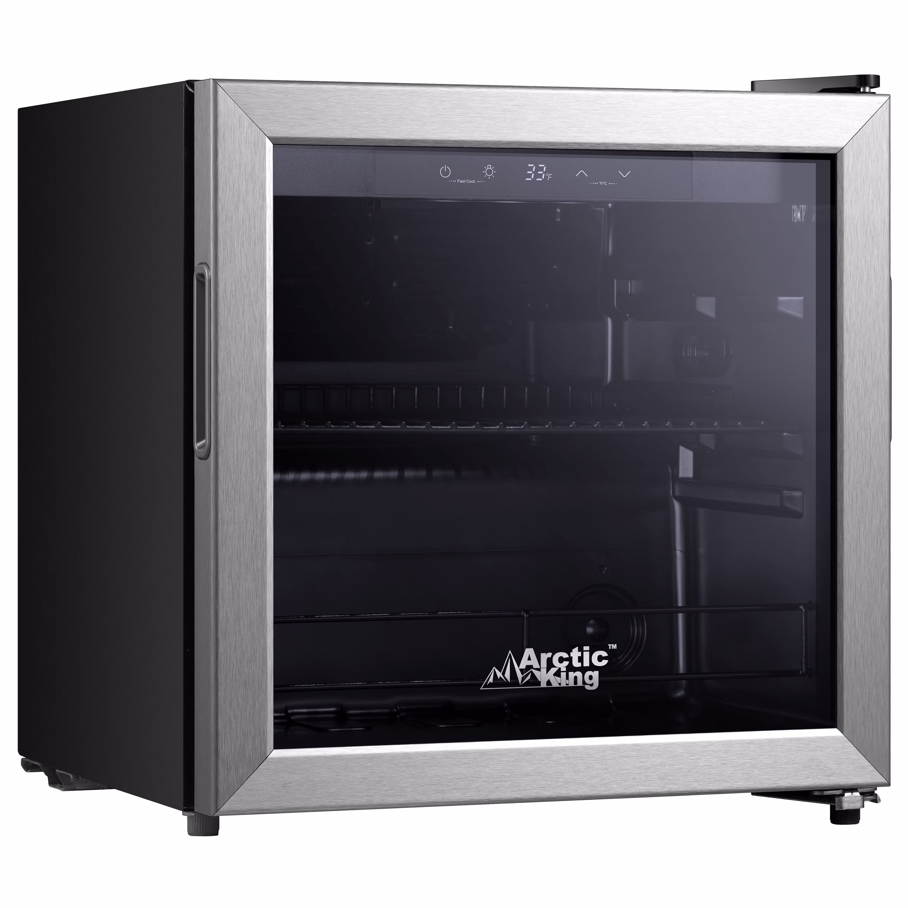 Arctic King 48-Can Stainless Steel Beverage Fridge & Cooler with Electrical Control, ARV48B1AST - Image 5