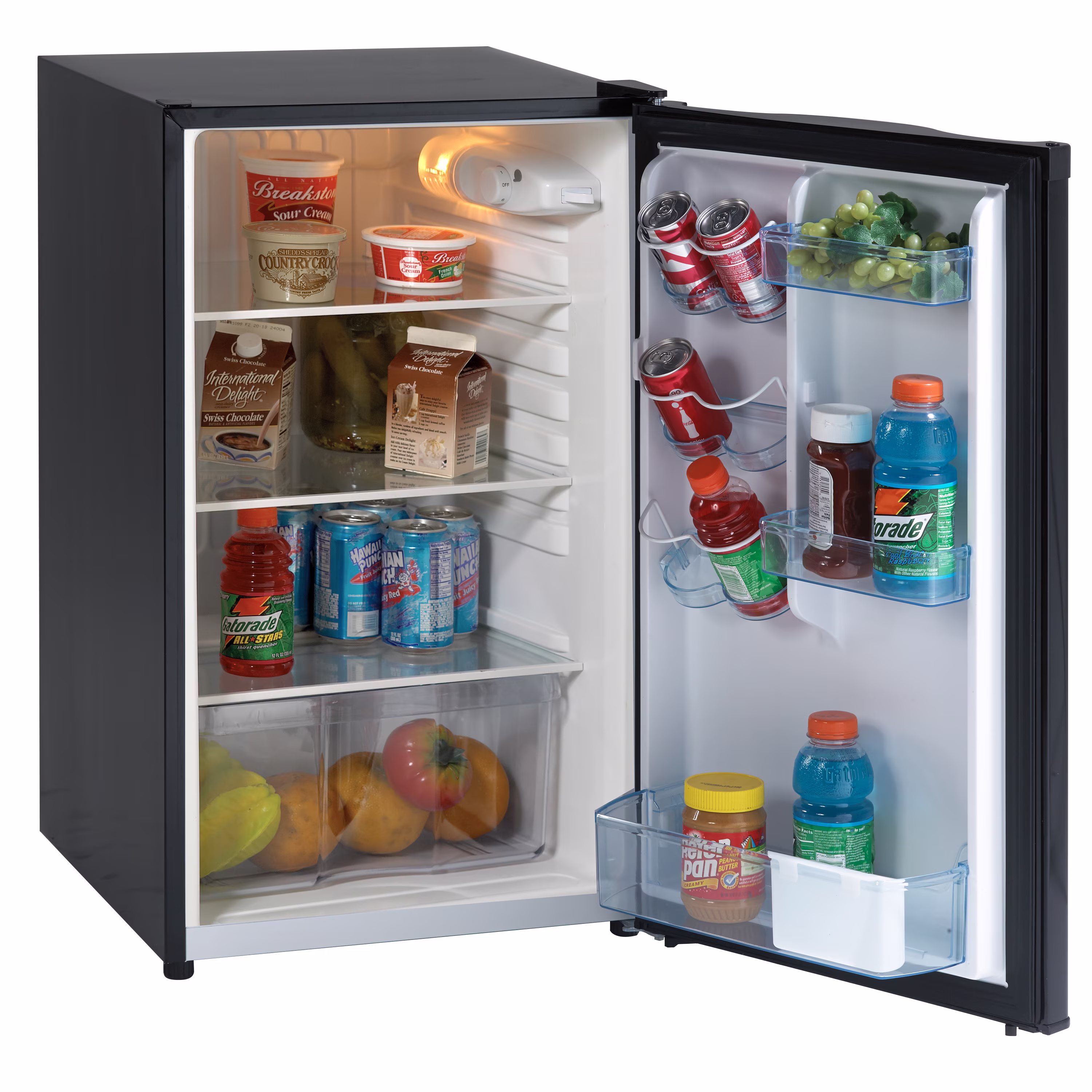Avanti 4.4 cu. ft. Compact Refrigerator, in Black (AR4446B) - Image 4