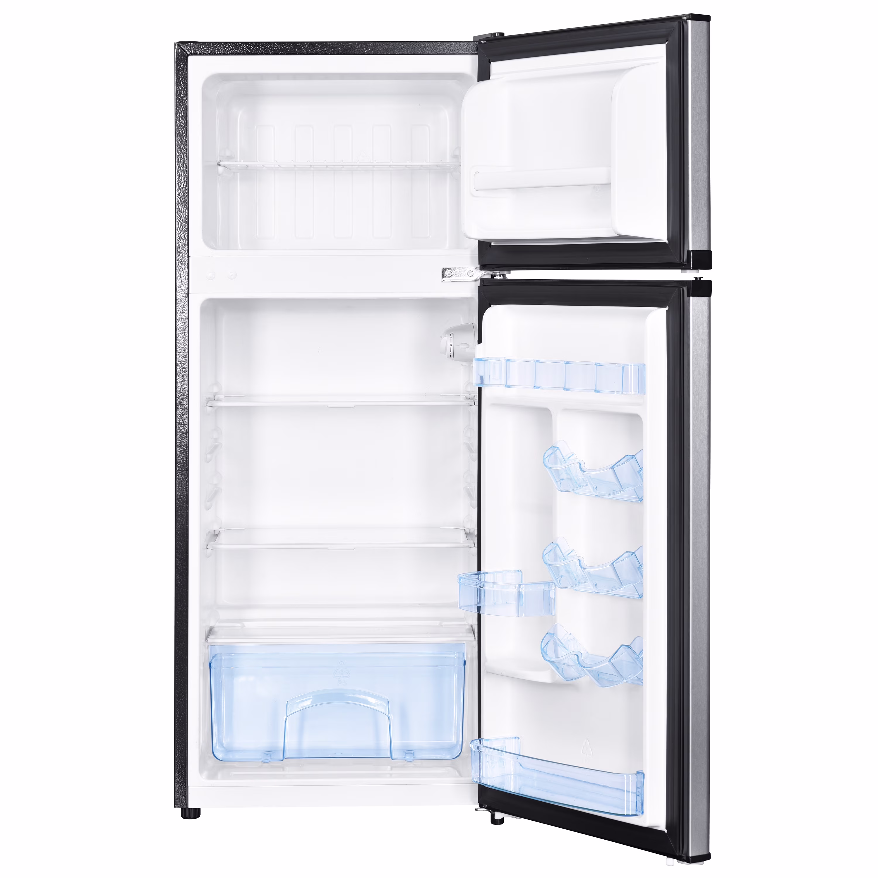 Avanti RA45B3S 4.5 Cu. Ft. Stainless Top Freezer Compact Refrigerator - Image 5