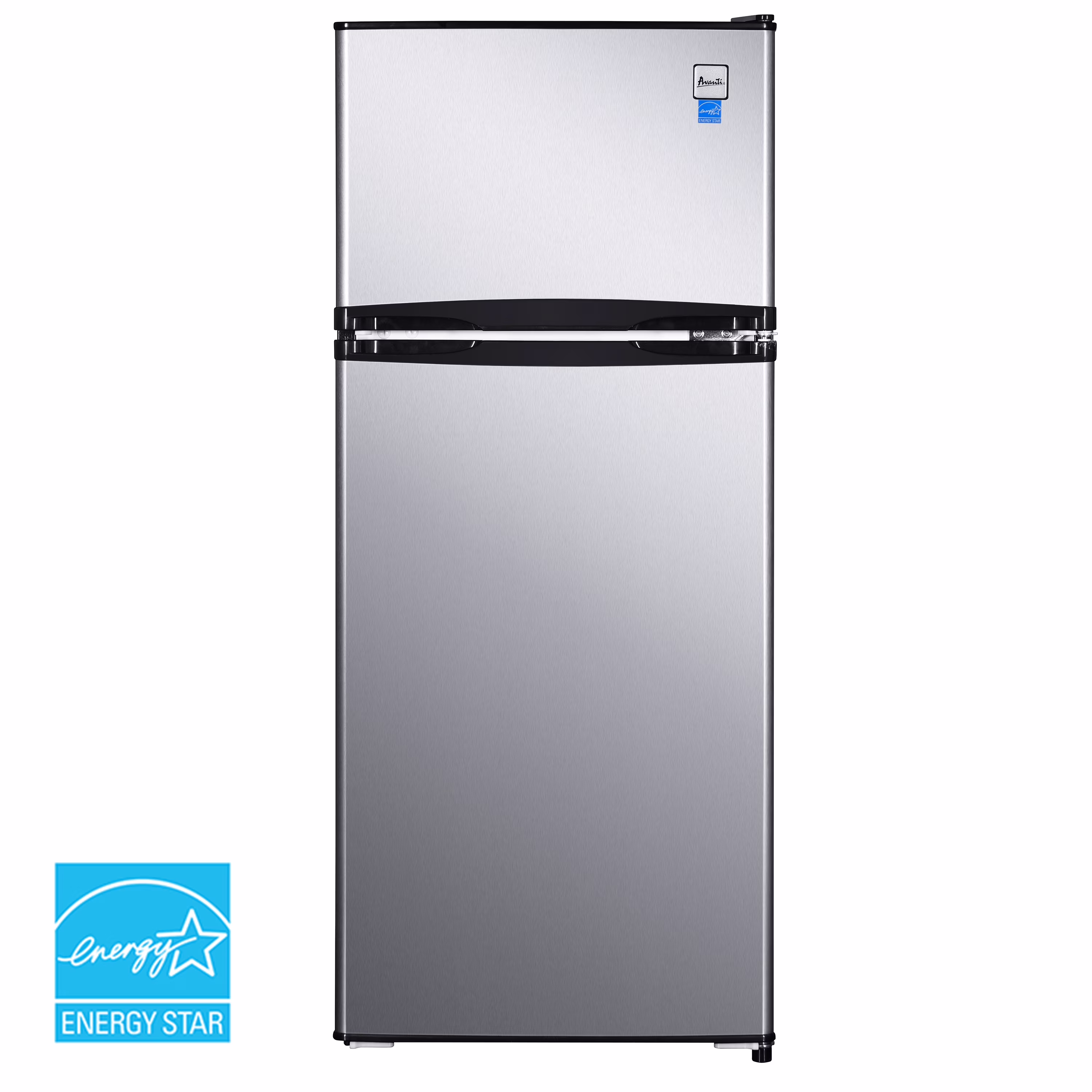 Avanti RA45B3S 4.5 Cu. Ft. Stainless Top Freezer Compact Refrigerator - Image 3