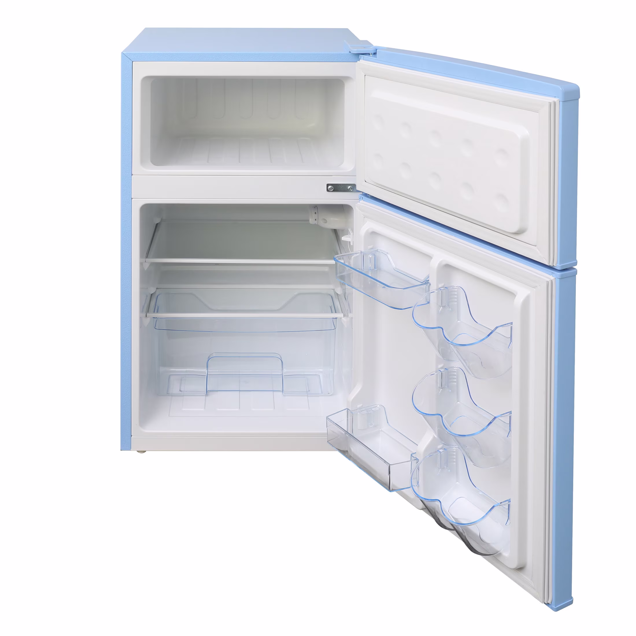 Avanti Retro Double-Door Refrigerator with Freezer, 3.1 Cu. Ft. Capacity, Energy Star, in Robin's Egg Blue (RMRT30X6BL-IS) - Image 3