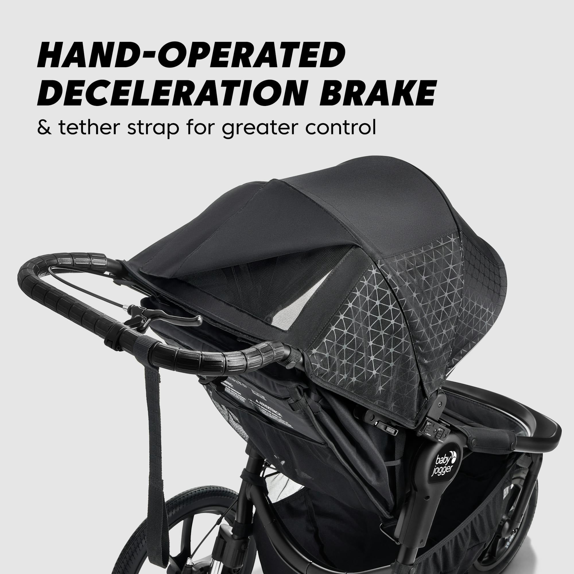 Baby Jogger Summit X3 Jogging Stroller, Midnight Black - Image 3