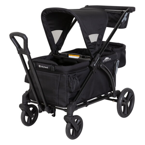 Baby Trend Expedition 2-in-1 Stroller Wagon Plus, Ultra Black