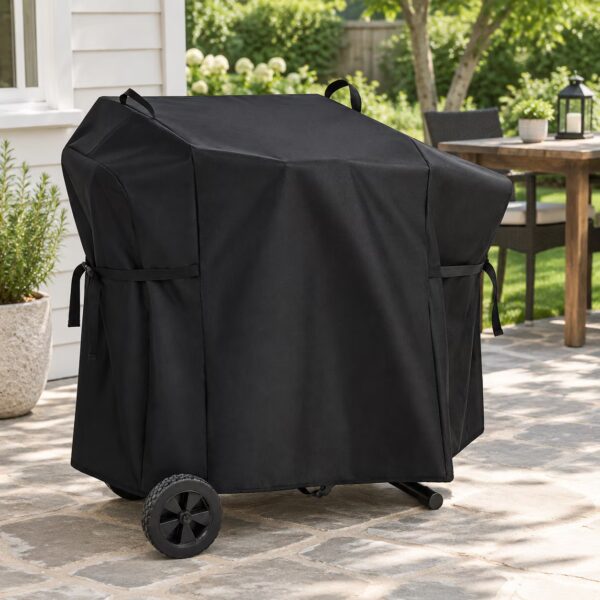 Black 22" On-The-Go Scissor-Leg Grill Cover For Blackstone Griddles