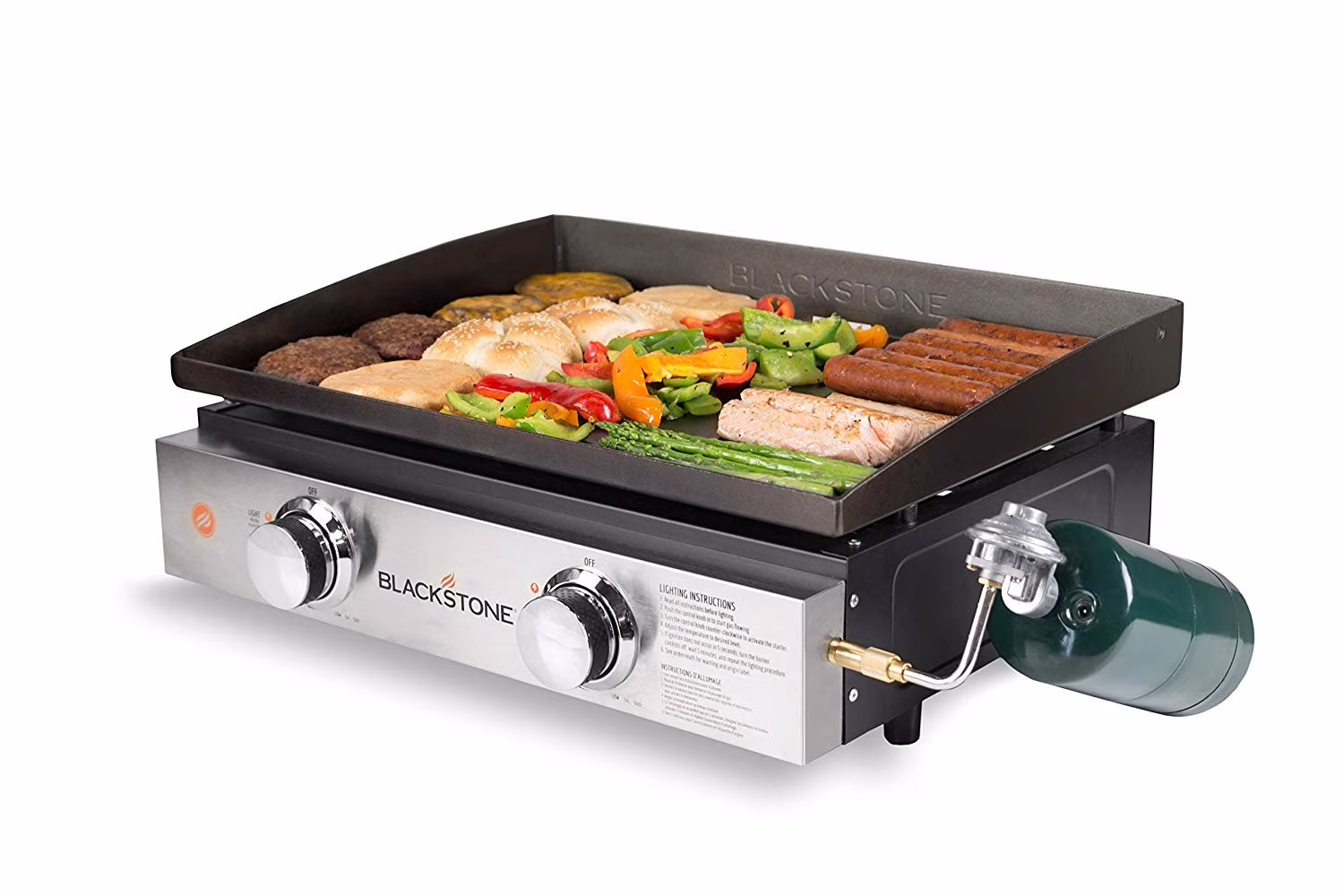 Blackstone 1666 22" Tabletop Griddle Outdoor Grill, 22 inch, Black - Image 2