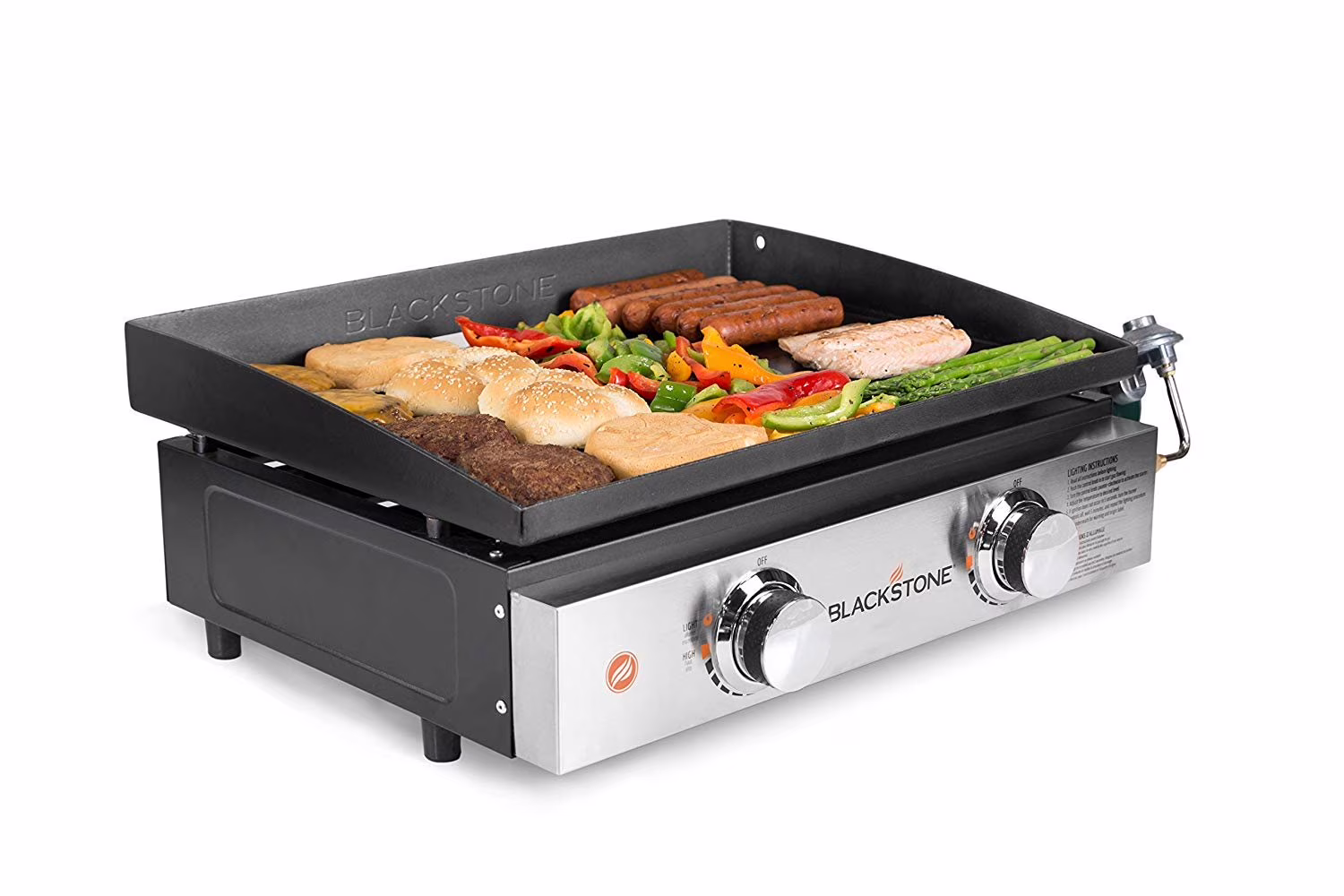 Blackstone 1666 22" Tabletop Griddle Outdoor Grill, 22 inch, Black - Image 3