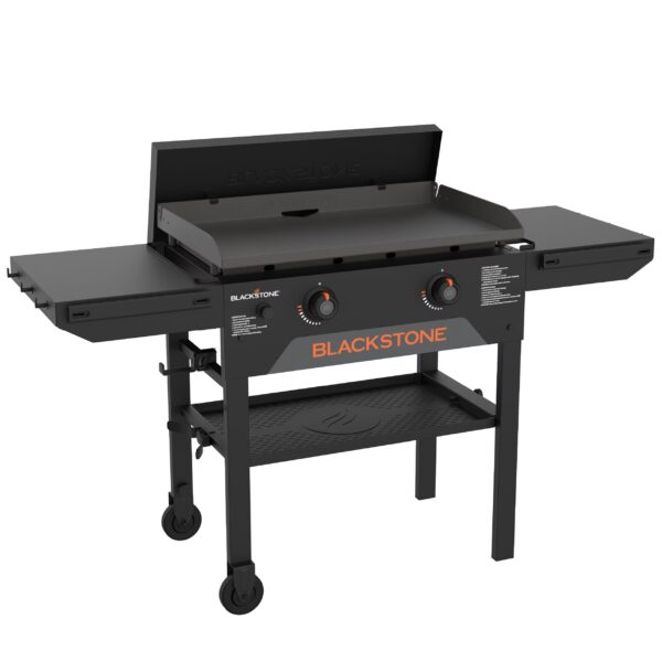 Blackstone Original 28” Omnivore Griddle with Hard Cover and Dual Side Shelves with Blackstone BAR System