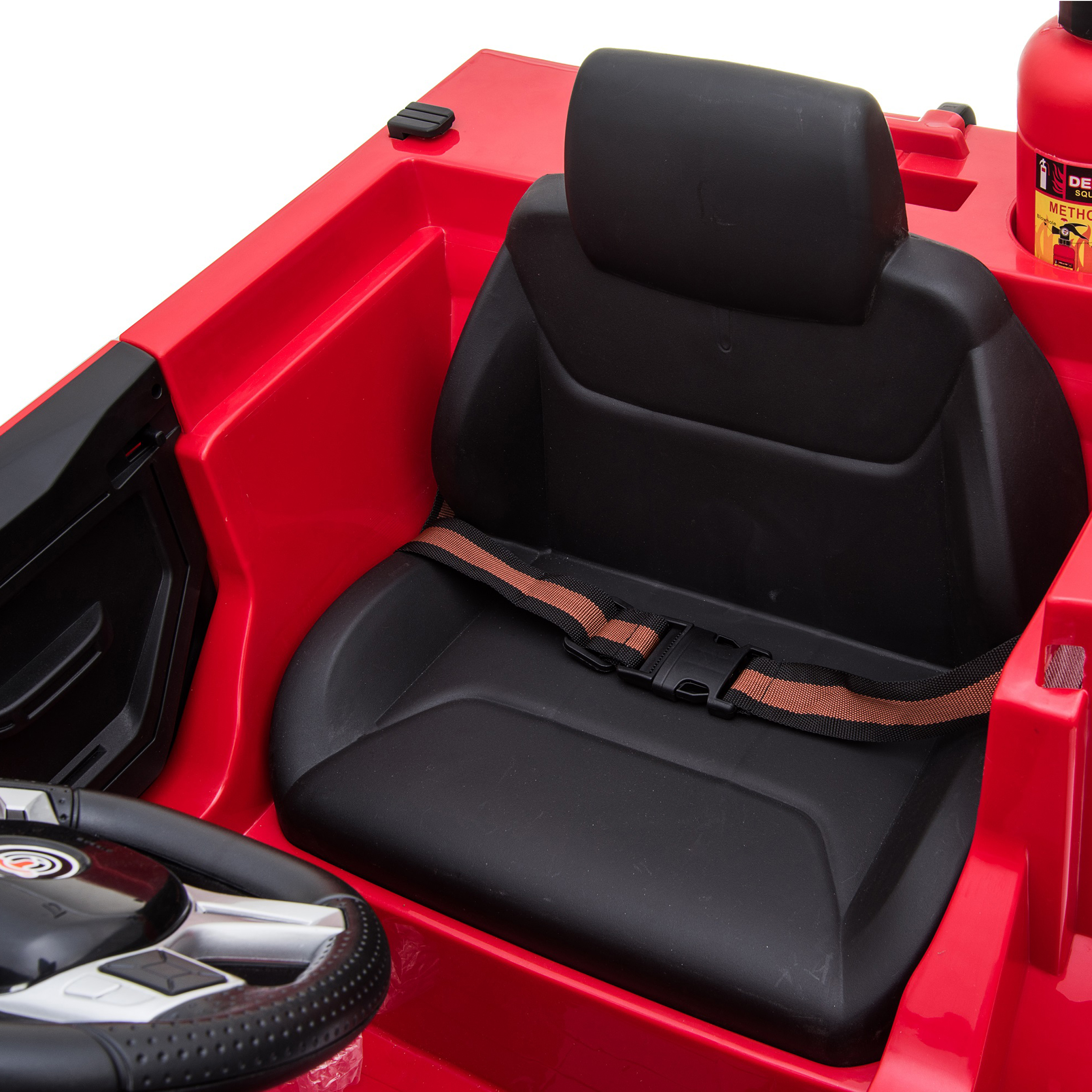 Blazin' Wheels 12V Battery Operated Fire Truck Ride-On Toy for Kids - Image 2