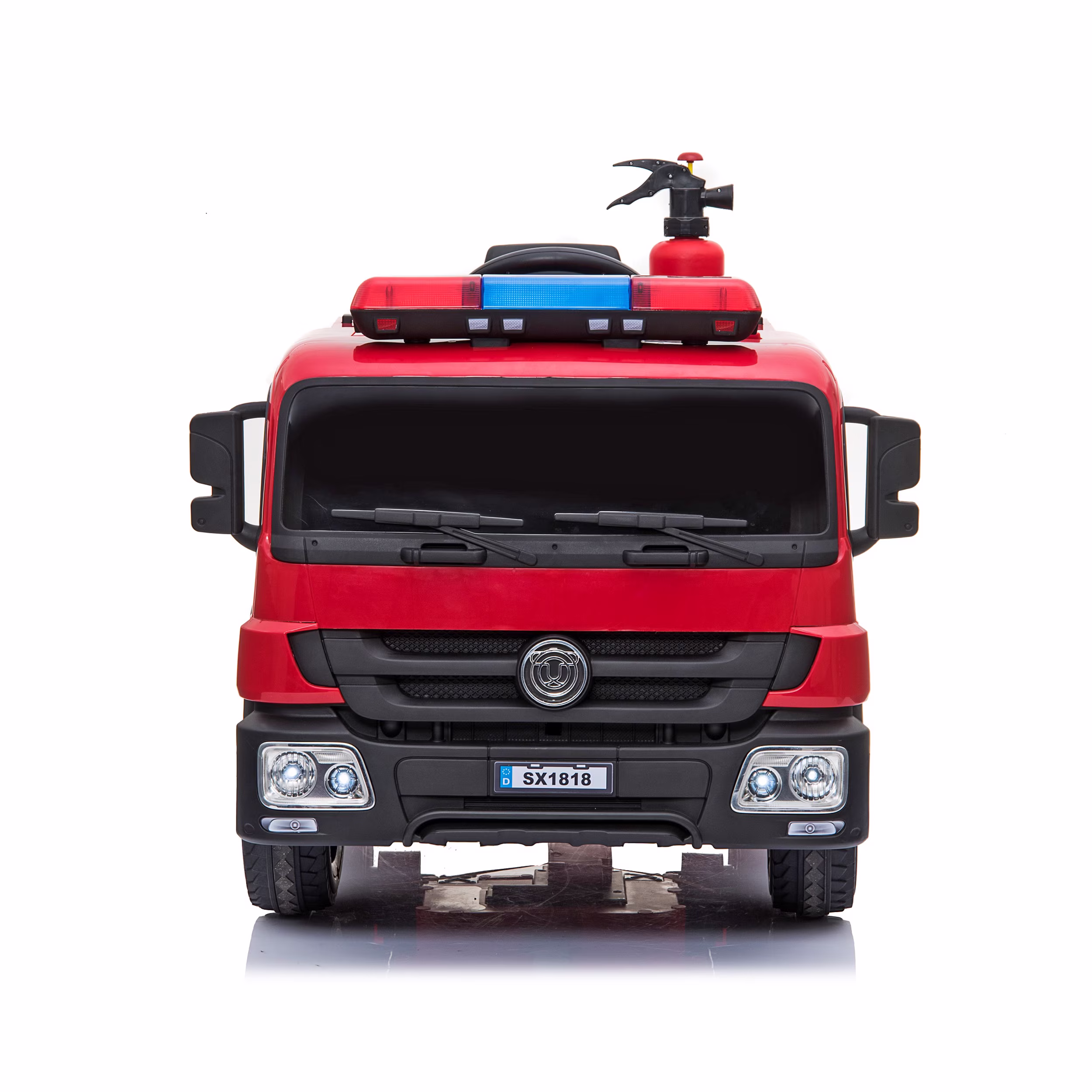 Blazin' Wheels 12V Battery Operated Fire Truck Ride-On Toy for Kids - Image 5