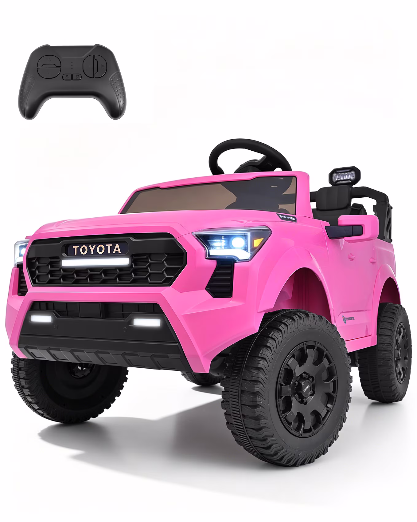 Blitzshark 2026 NEW 24V Licensed Tacoma Kids Car, 2 Seater Ride On for Kids