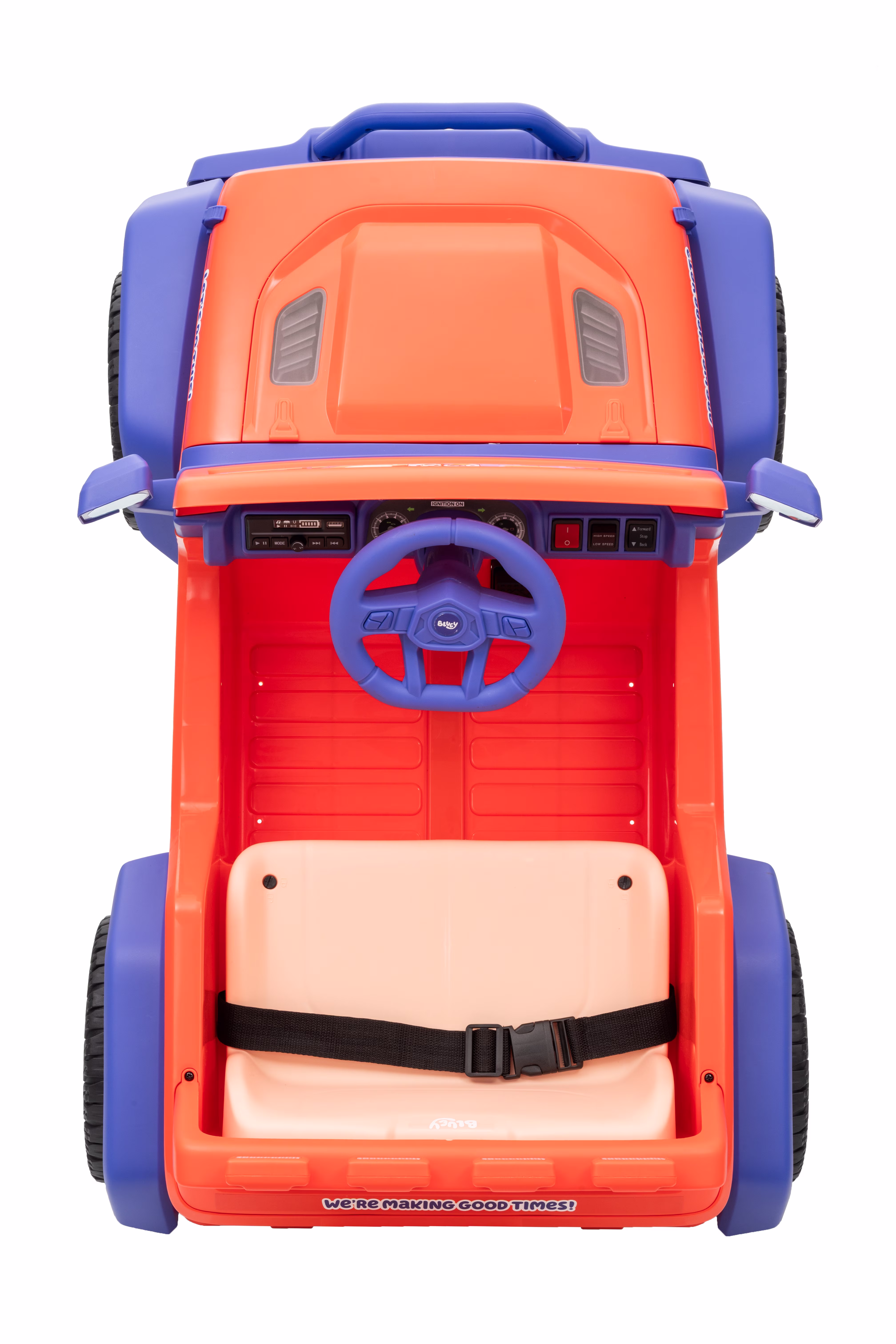 Bluey 12V Electric 1 Seat Ride-On for Kids with Music, USB Port, Working Headlights, and Forward/Reverse Drive, Top Speed 3.5 Mph - Image 4