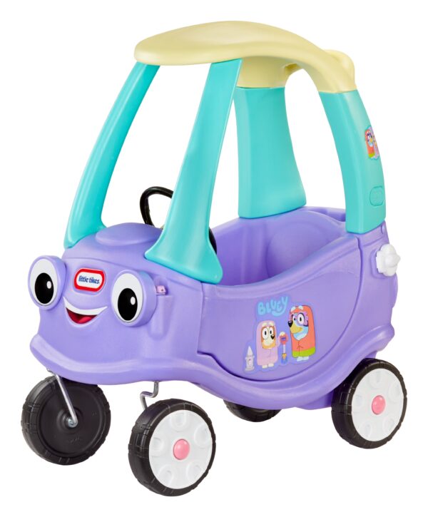 Bluey Grannies Car Coupe Foot-to-Floor Ride-On Kids Ages 1-5 Blue