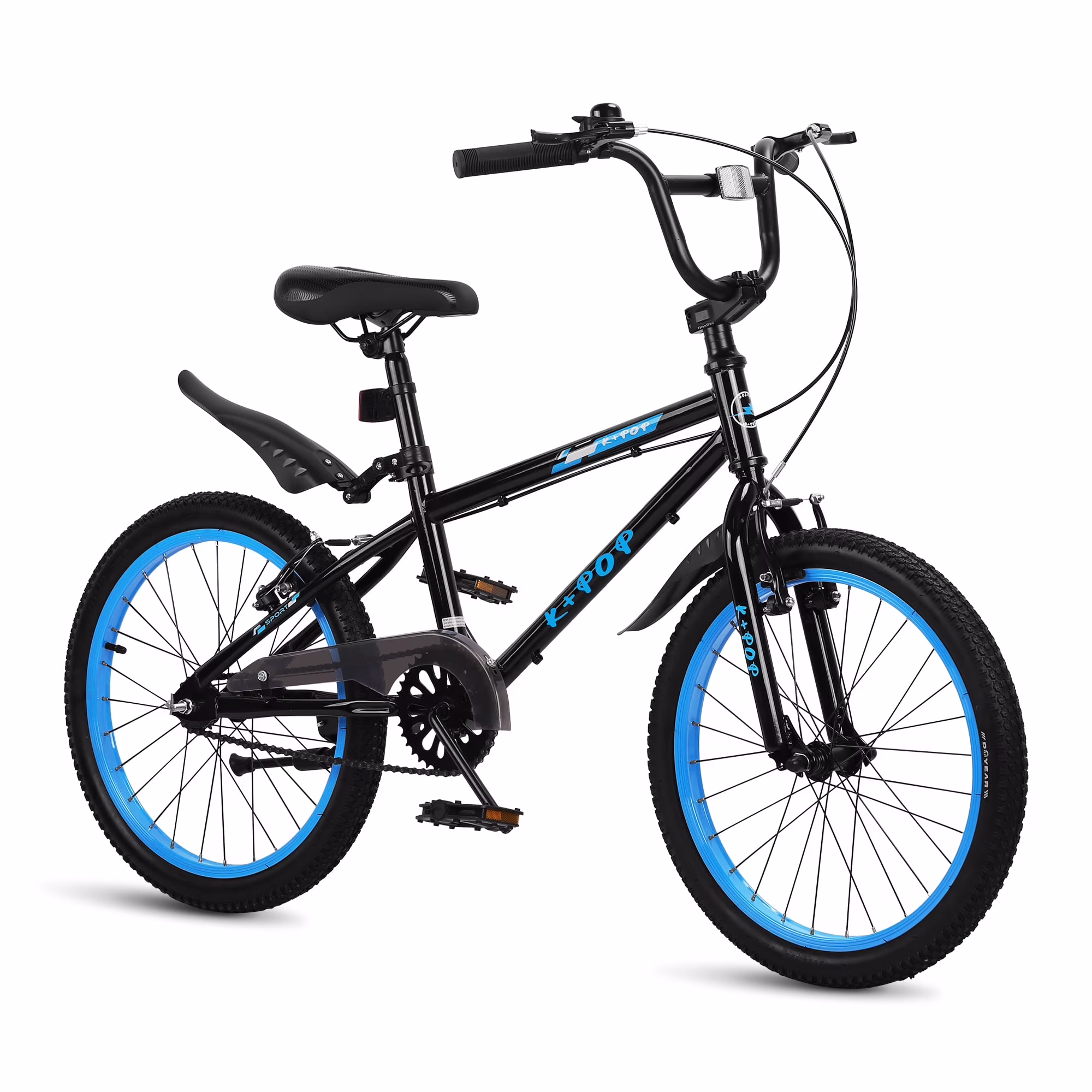 Bstjewey 20 Inch BMX Kids Bike, Adjustable Seat, Dual Brakes, Ages 7