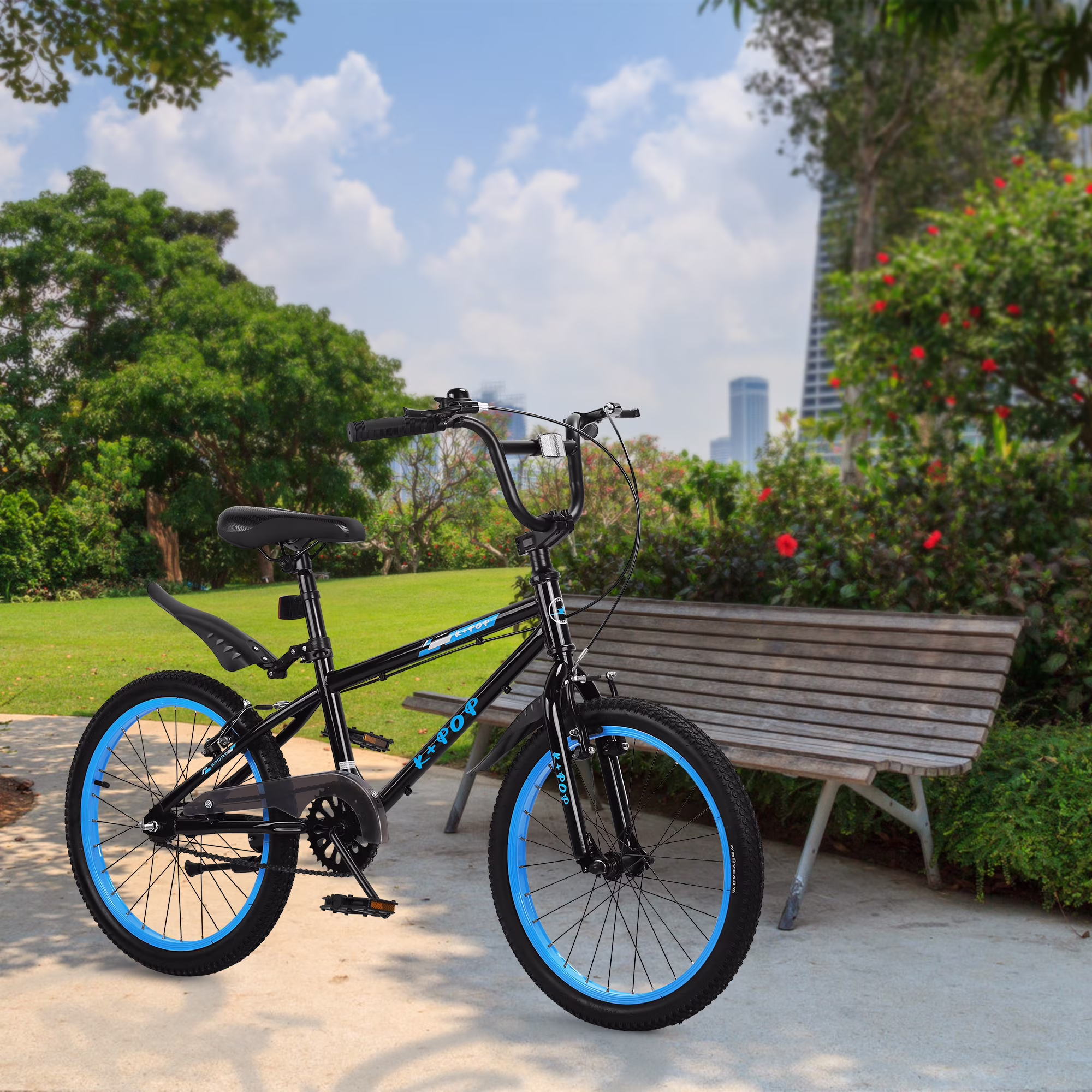 Bstjewey 20 Inch BMX Kids Bike, Adjustable Seat, Dual Brakes, Ages 7 - Image 5