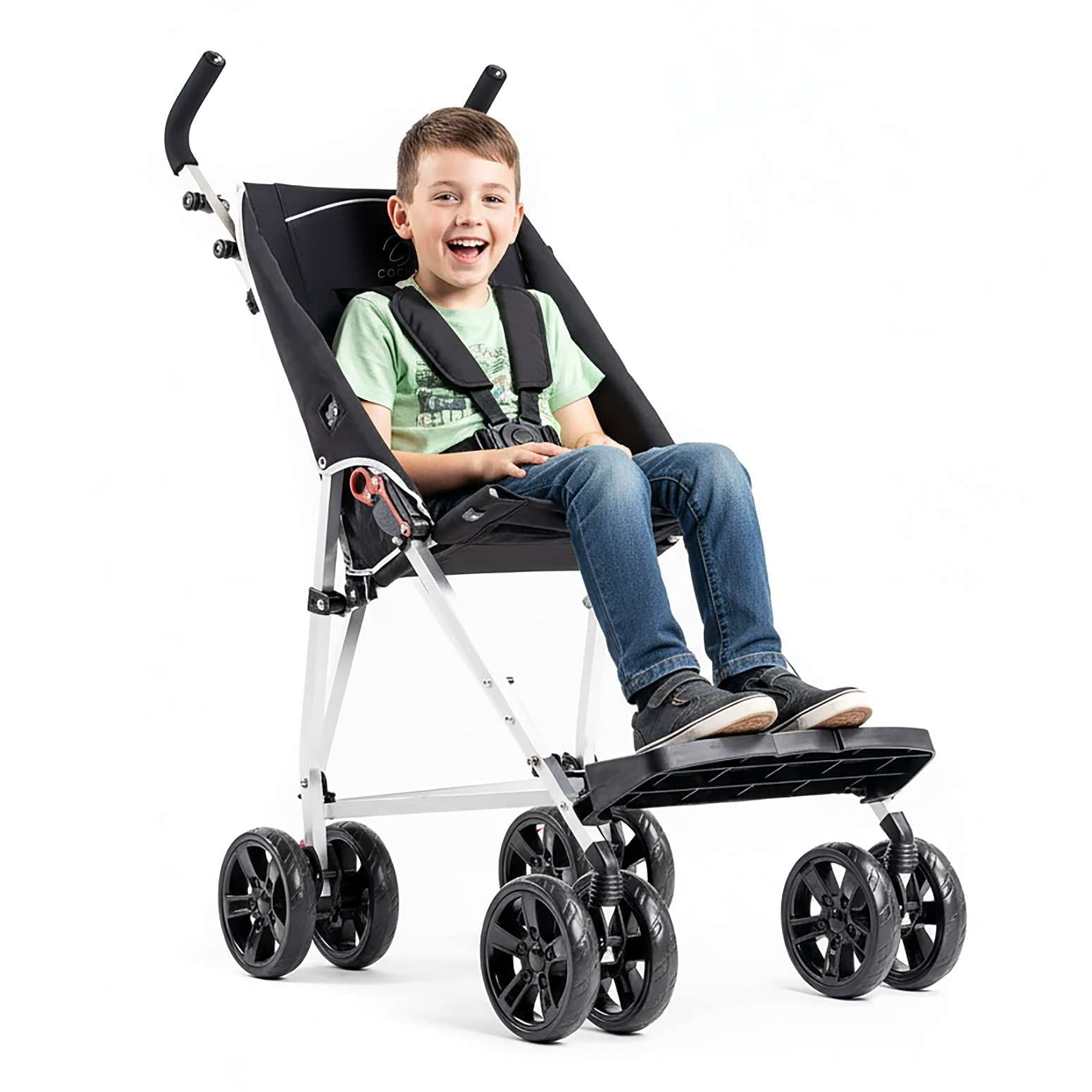 Coche XL Special Needs Stroller, Lightweight Umbrella Pushchair for Children 3-12 Years Old, Disability Stroller, Easy Folding Aluminum Frame