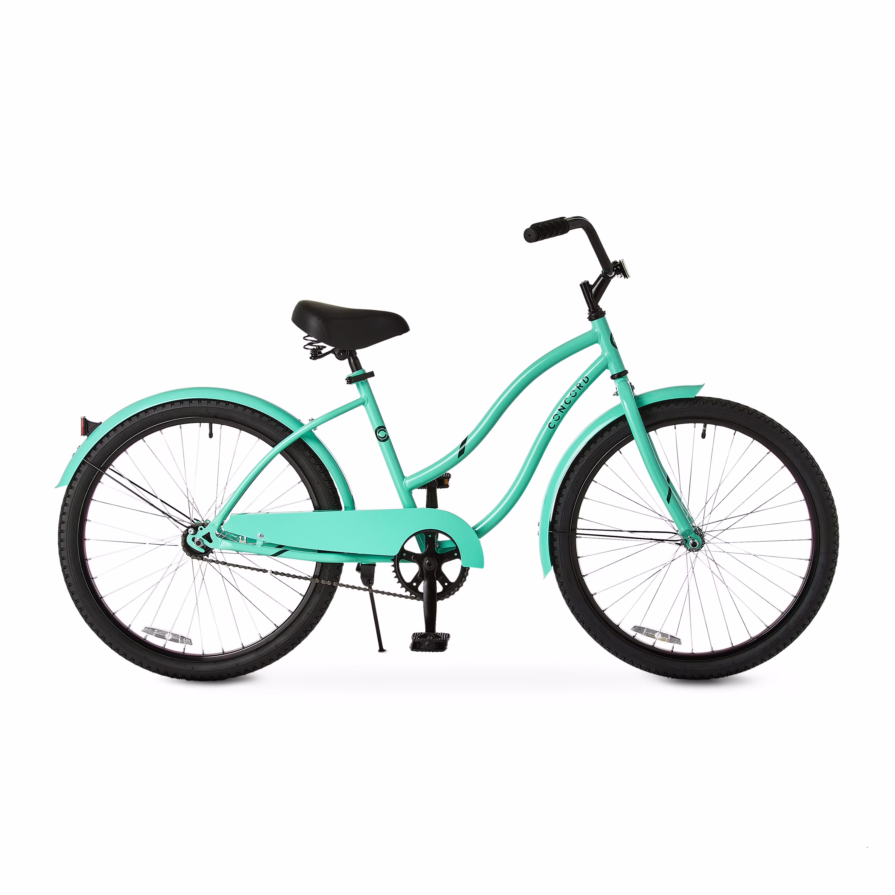 Concord 24" Pacifica Cruiser Bicycle, Fits Riders 4'6" - 5'6", Teen, Unisex, Sea Green