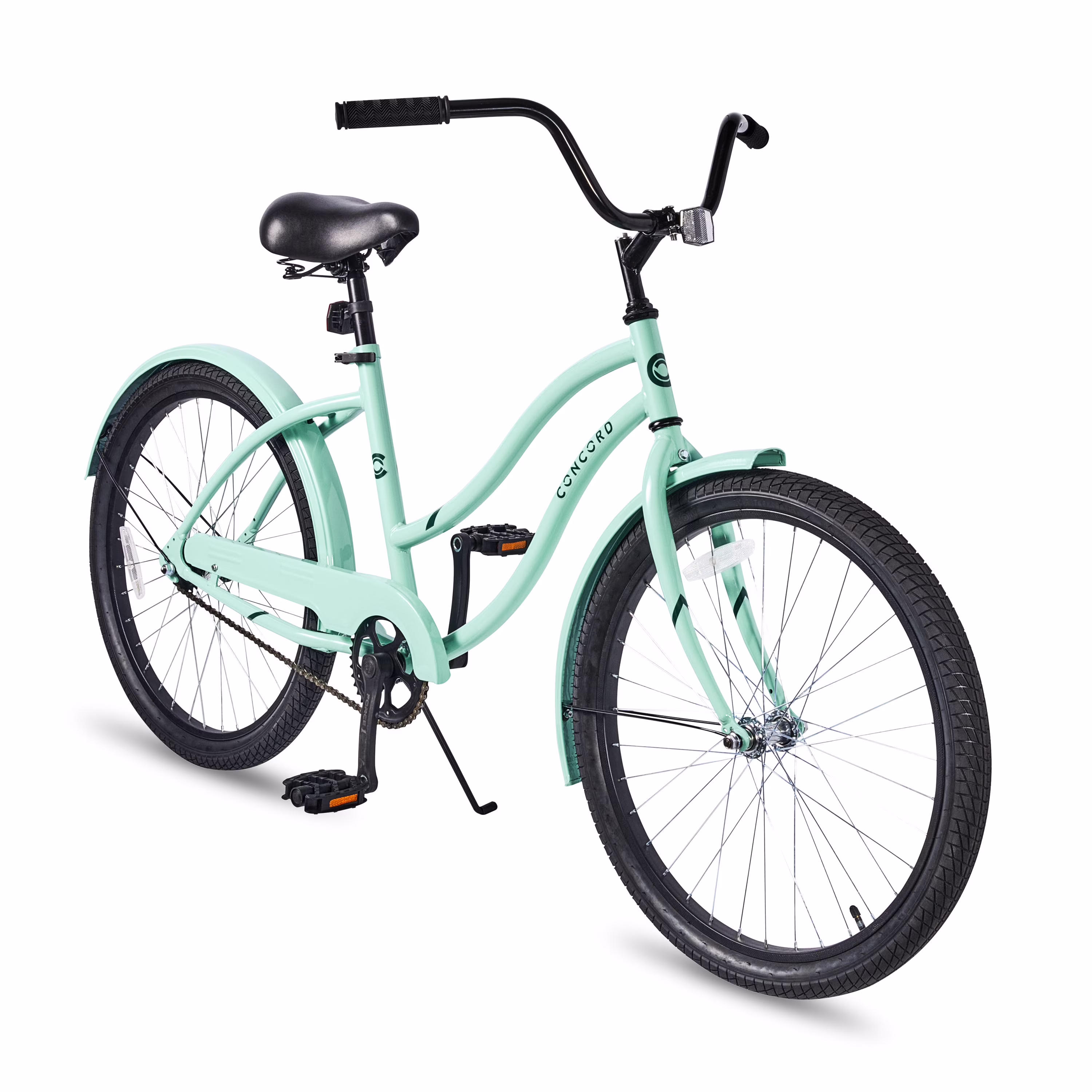Concord Bikes Pacifica 24 in Cruiser Bicycle, Fits Riders 4 ft 6 in - 5 ft 6 in, Teen/Unisex, Sea Green - Image 2